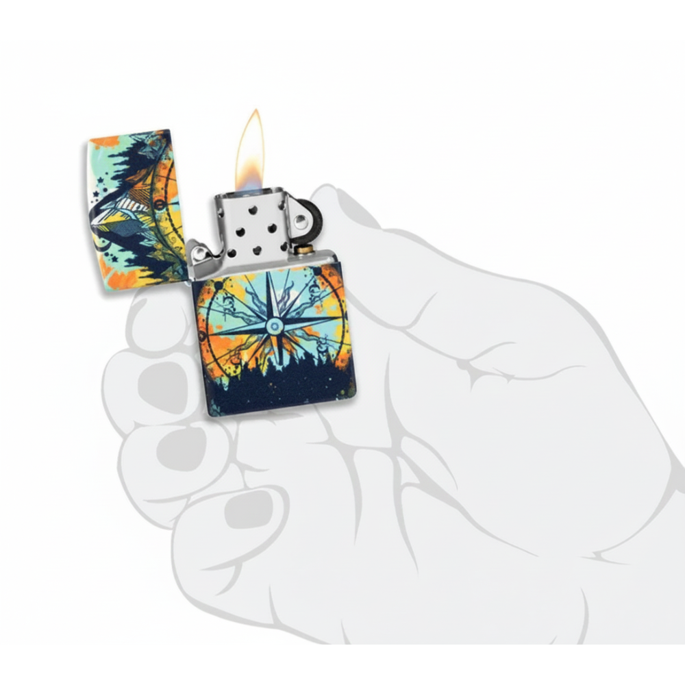 Zippo Compass Design Lighter