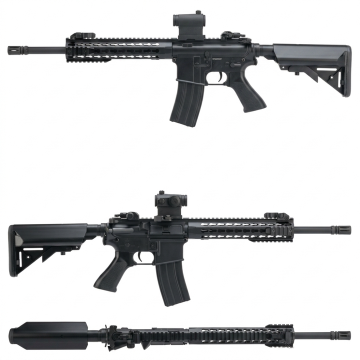 Cyma M4 SR16 Elektrisk Softgunrifle - Sportline