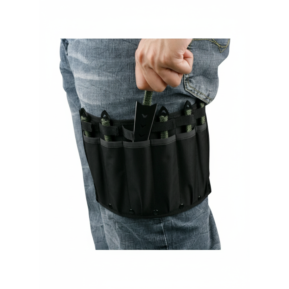 Perfect Point - Clamshell Kastekniv Sett - 6 stk med Slire