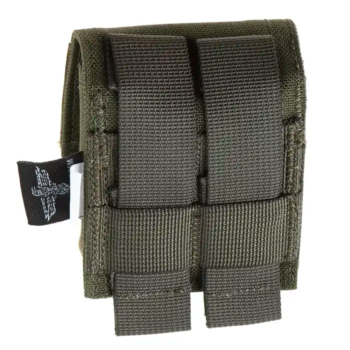 Bolsa táctica para rapé - Bolsa Molle para caja de rapé - Verde oliva