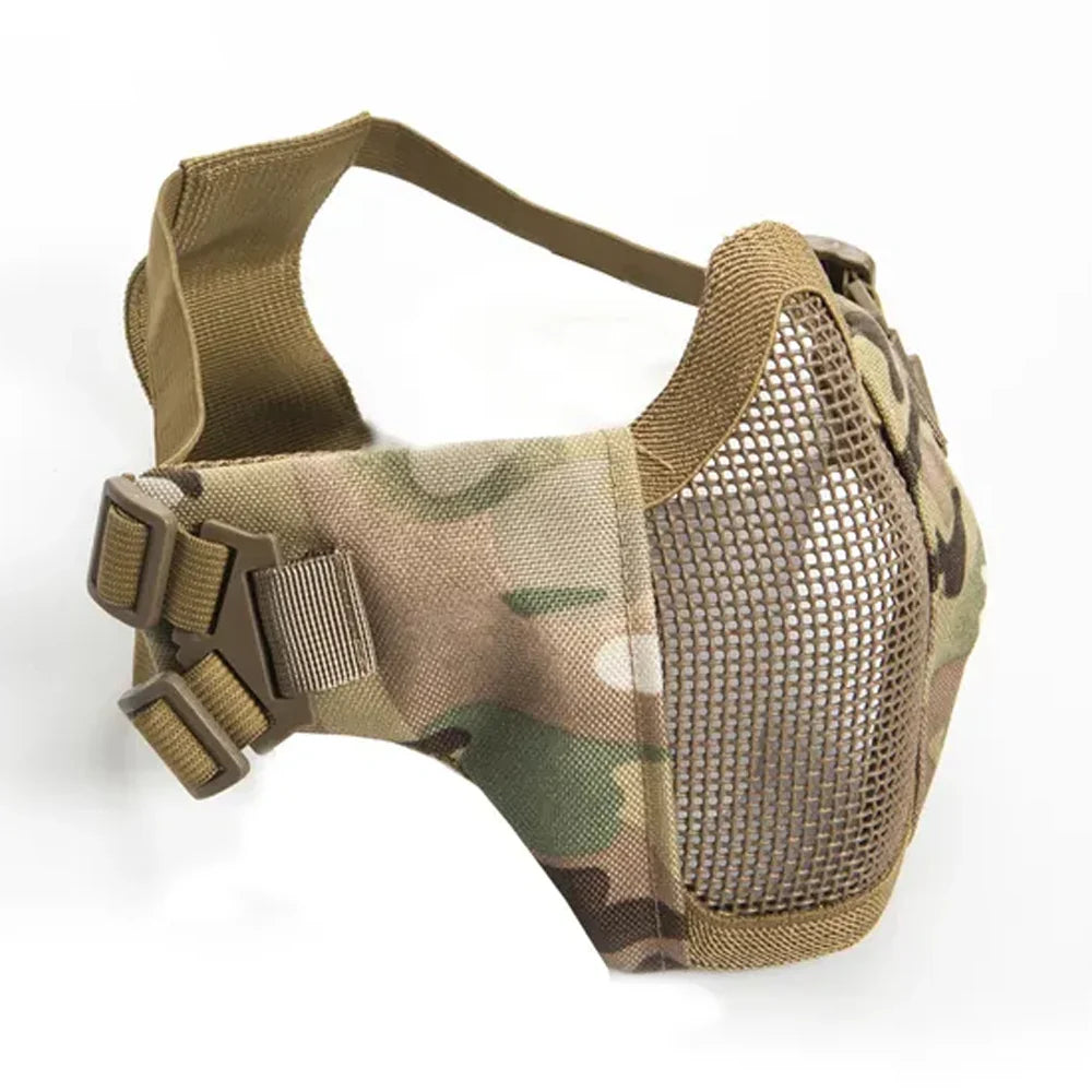 Máscara de malla con almohadilla para mejillas - Multicam