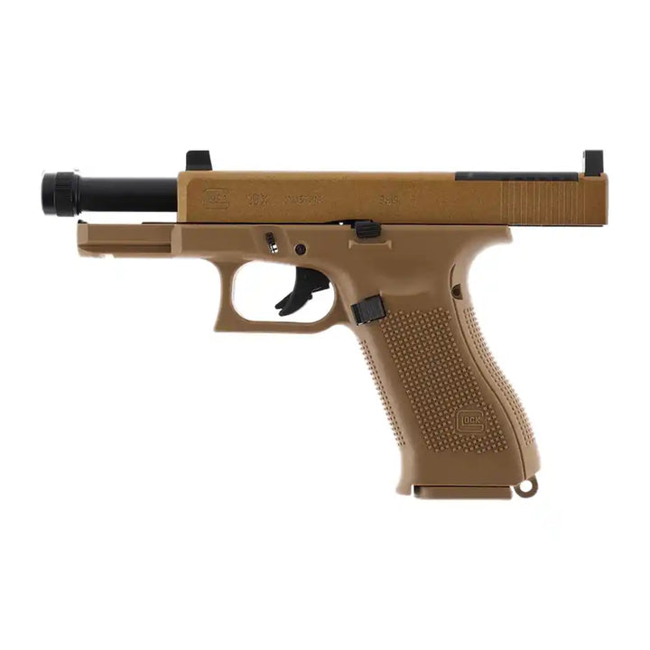 Glock 19X MOS CO2 Drevet Softgun Pistol med Blowback - Coyote