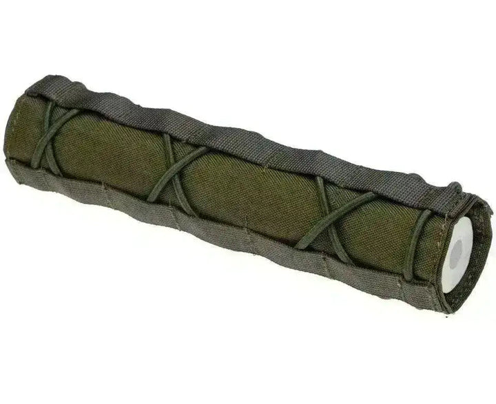 22cm Trekk til Lyddemper - Supressor Cover i Oliven Farge - Game-On.no