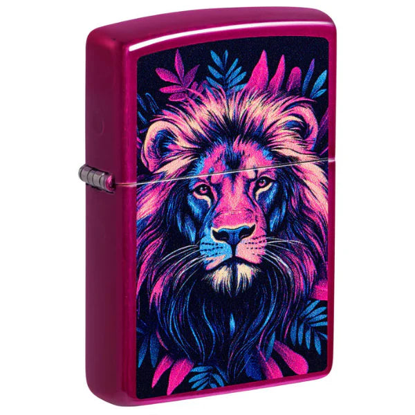 Zippo Multicolour Lion Design Lighter