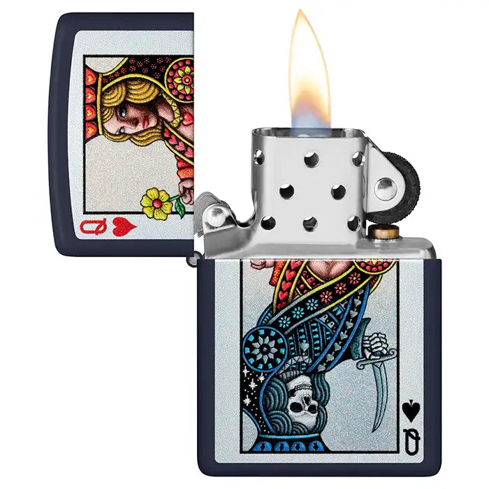 Encendedor Zippo - Diseño Reina de Corazones