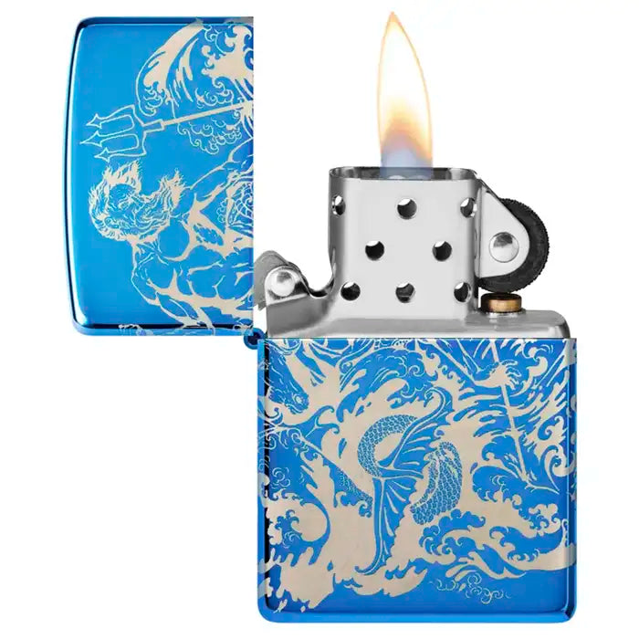 Zippo - Diseño Poseidón Atlantis