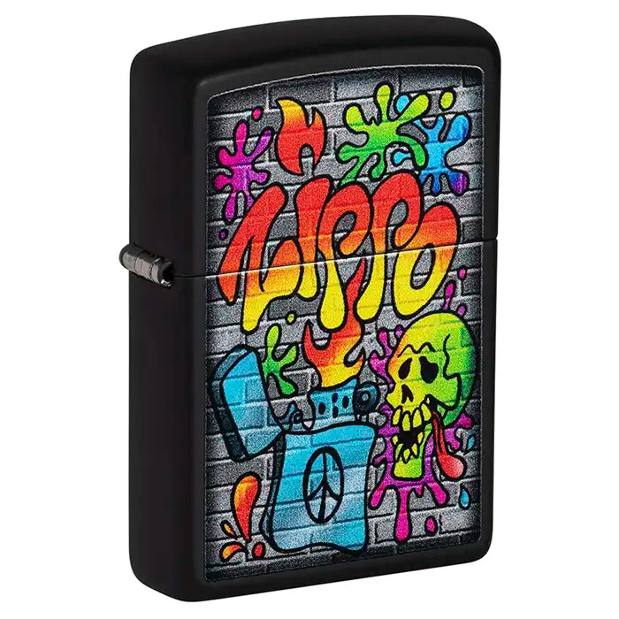 Encendedor Zippo - Diseño de arte callejero