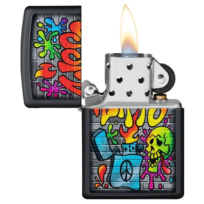 Encendedor Zippo - Diseño de arte callejero