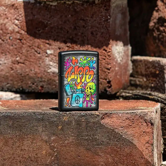 Encendedor Zippo - Diseño de arte callejero