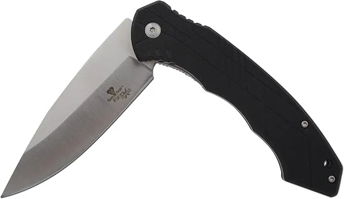 Cuchillo plegable Xtreme con rodamiento de bolas pivotante - Negro