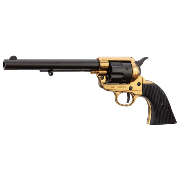 Réplica del revólver Peacemaker 7.5 de 1873 - Negro/Oro