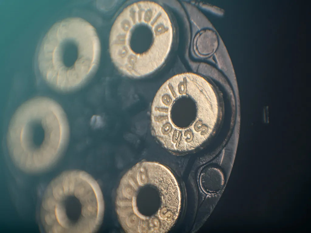 Schofield No. Revólver 3 - Full Metal - BB de 4,5 mm - Níquel marfil