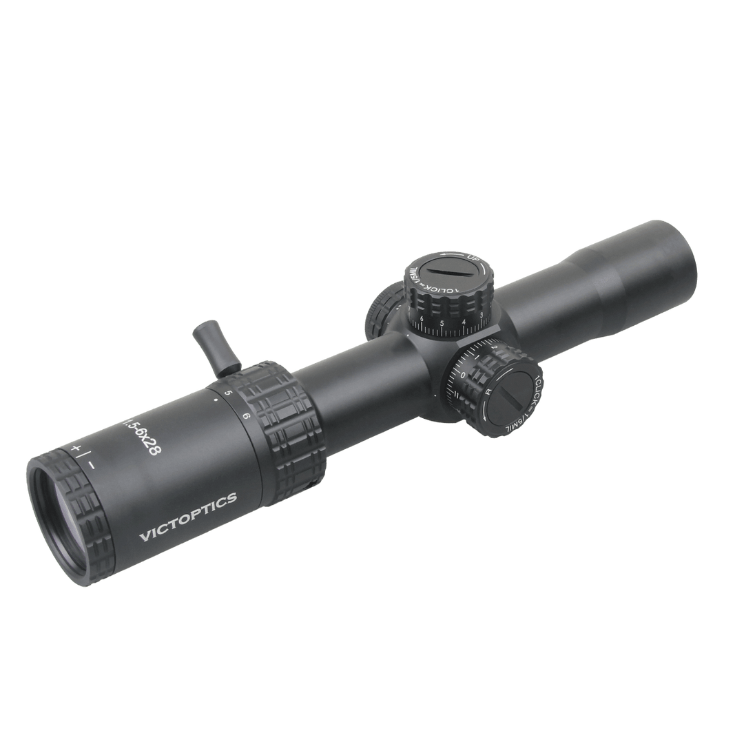 VictOptics S4 1,5-6x28 Kikkertsikte - Sort - skratt forfra