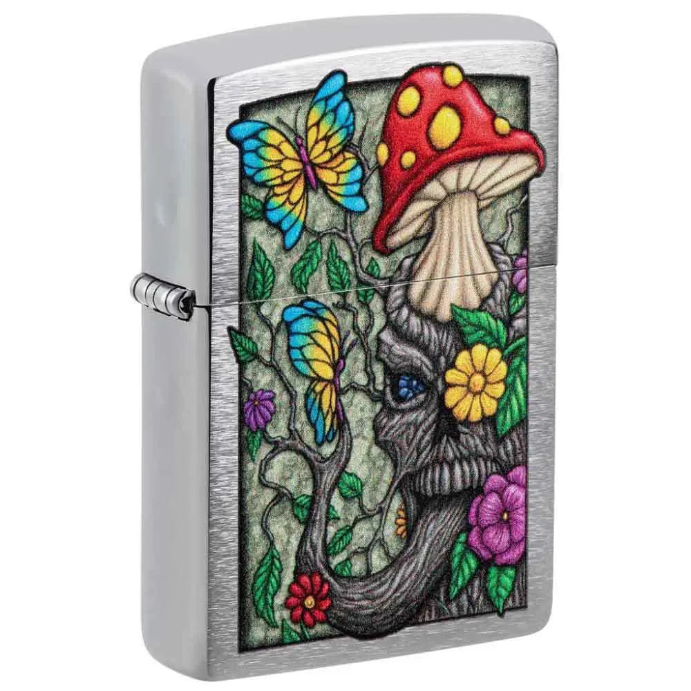 Zippo - Diseño Freaky Nature - Cromo cepillado