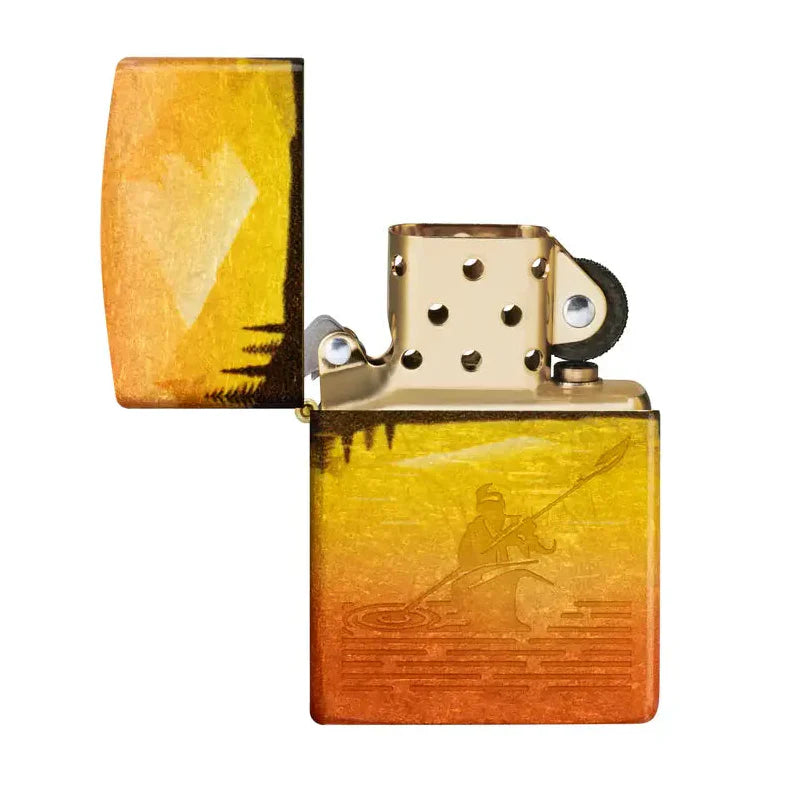 Zippo Tumbled Brass 540 Fusion kajakk lighter