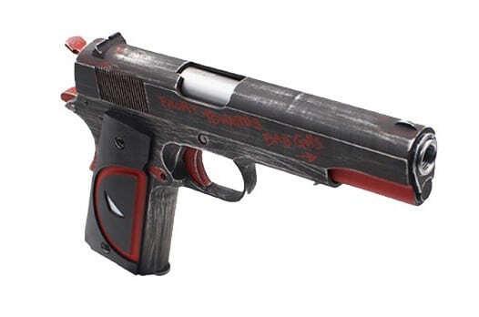 AW 1911 - Gassdrevet Softgun Full Metall - Deadpool Edition - gameon.eu