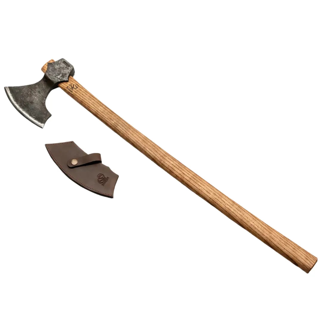 AX5 Håndsmidd Vikingøks - 770mm Øks - Game-On.no