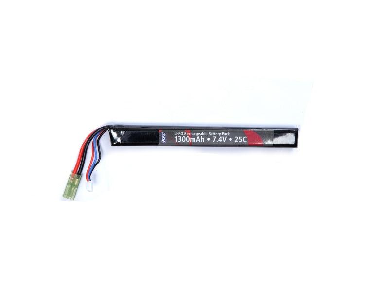 Batteri - Li-Po 7.4V 1300mah Single Stick - gameon.eu