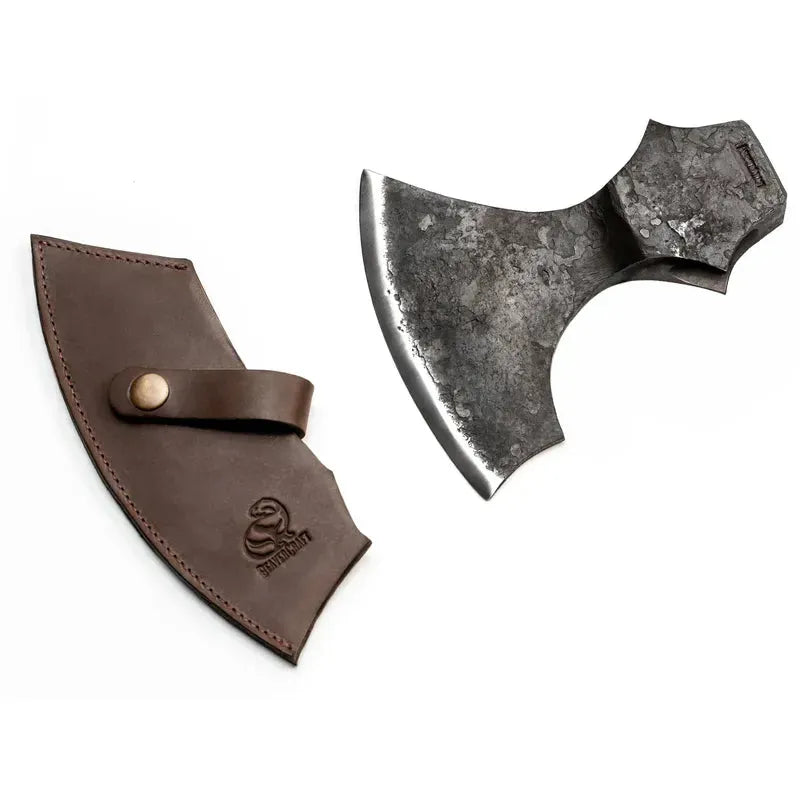 BeaverCraft AX5 Vikingøksehode – Håndsmidd DIY Øks - Game-On.no