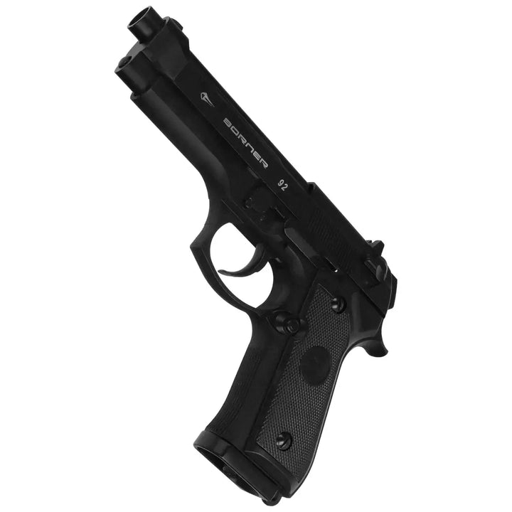 Borner - M9 Classic CO2 Drevet Luftpistol med Blowback - 4.5mm BB / Pellets - Game-On.no