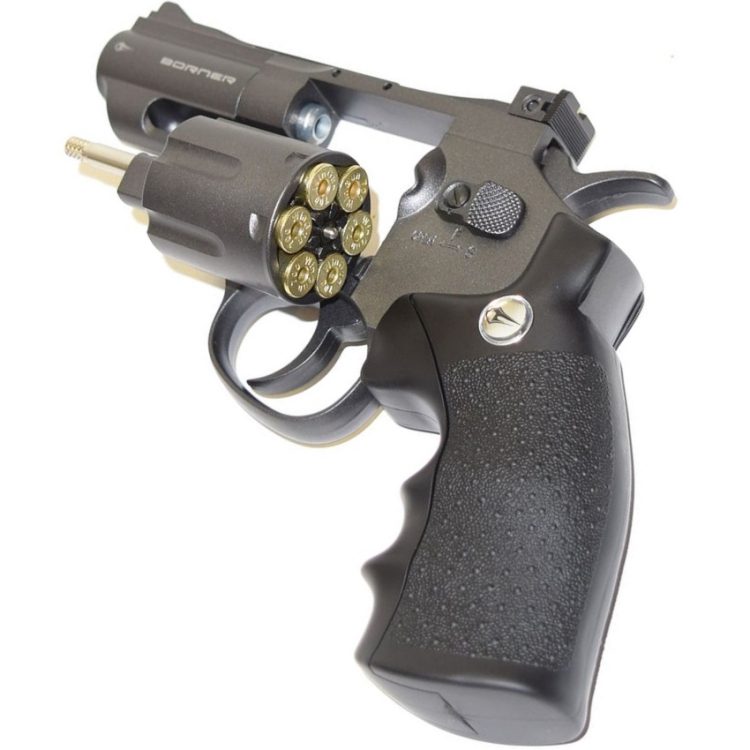 Borner – Super Sport 708 - CO2 Drevet Revolver - 4.5mm BB