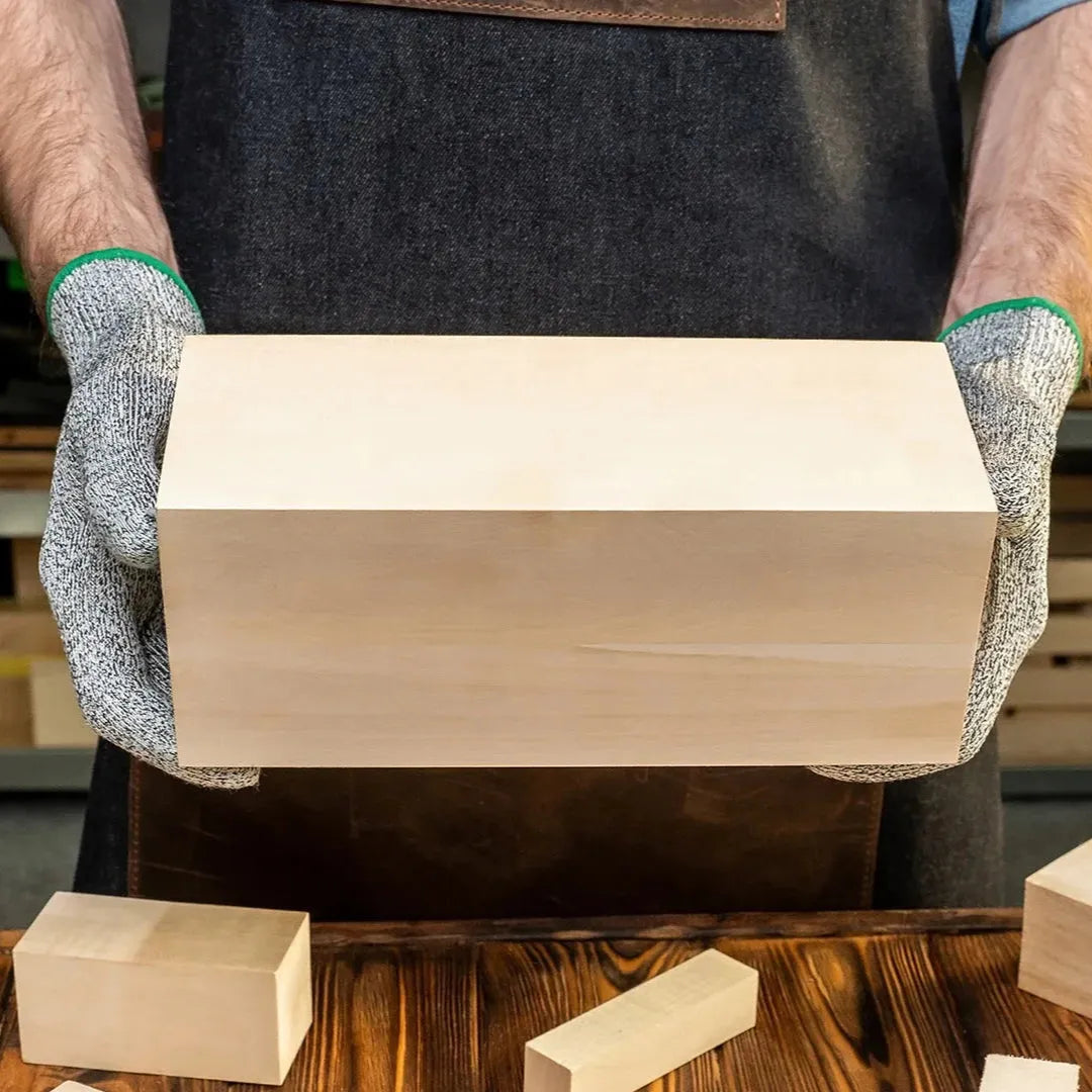 BW1 - Stort Treemne til Treskjæring - Lind 250x100x100mm - Game-On.no