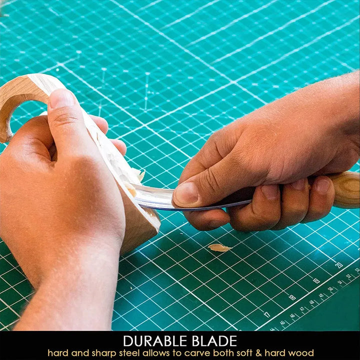 G7L/20 - Halvrundt Stemjern - Karbonstål Uthulingsjern - Game-On.no