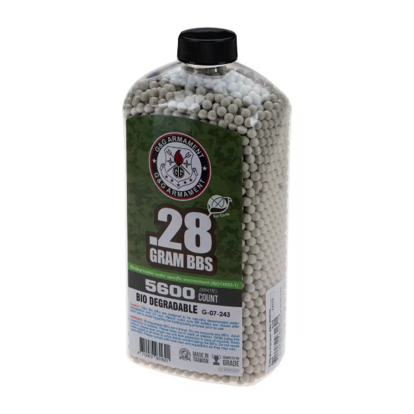 G&G - 0.28g Bio Precision Softgunkuler - 5600stk