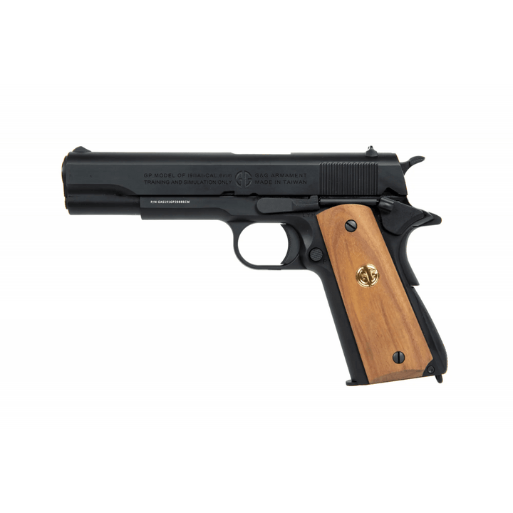 G&G GPM1911 GP2 Airsoftpistol med Blowback - Metall & Tre - gameon.eu