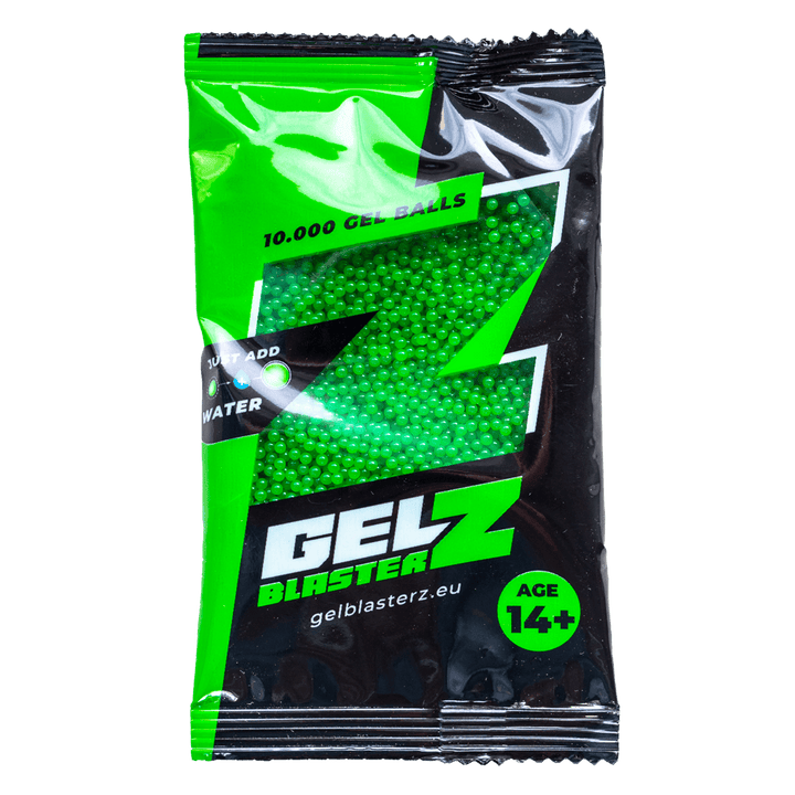 Bolas de gel - Gel Blasterz - Verde - 10.000 piezas