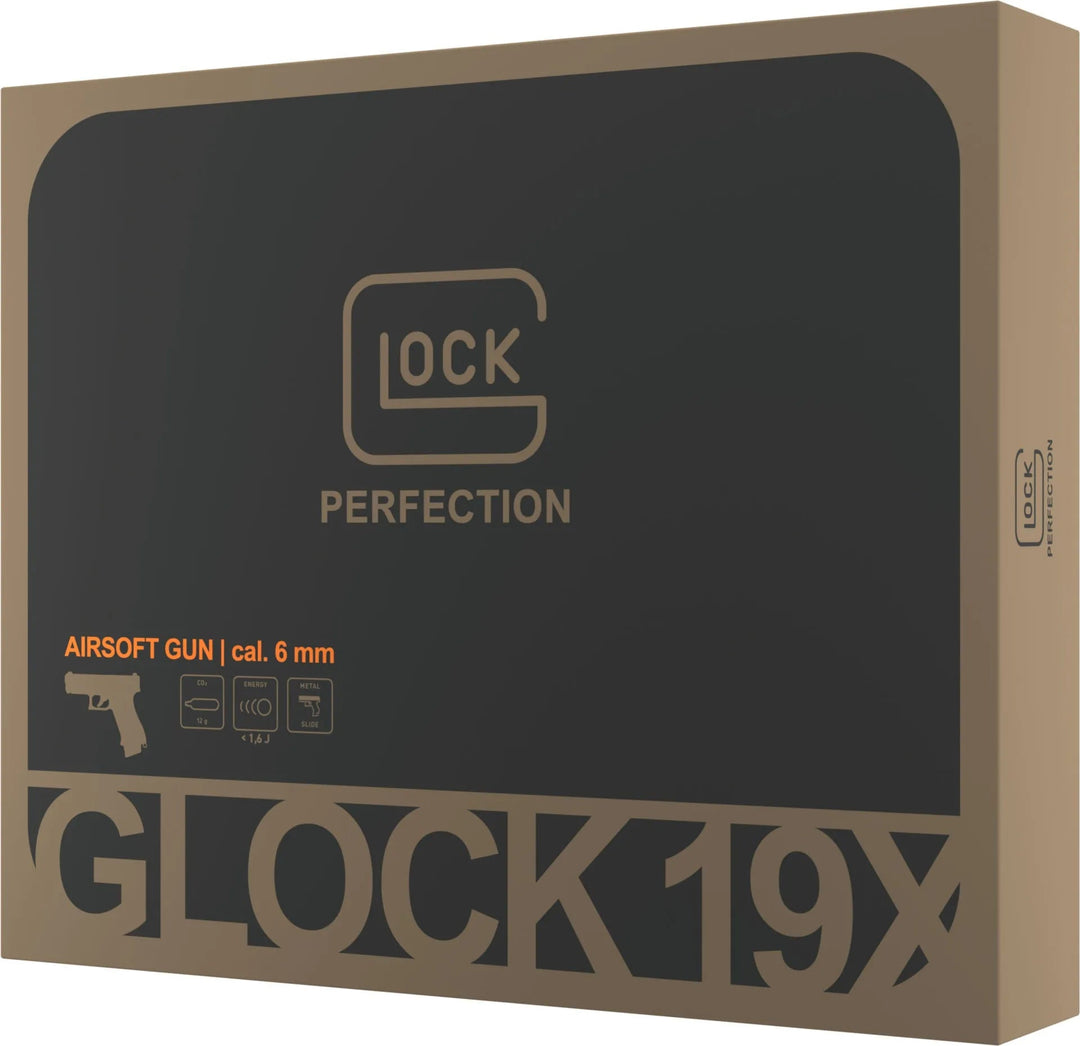 Glock 19X FDE - Gass Softgun med Blowback - Game-On.no