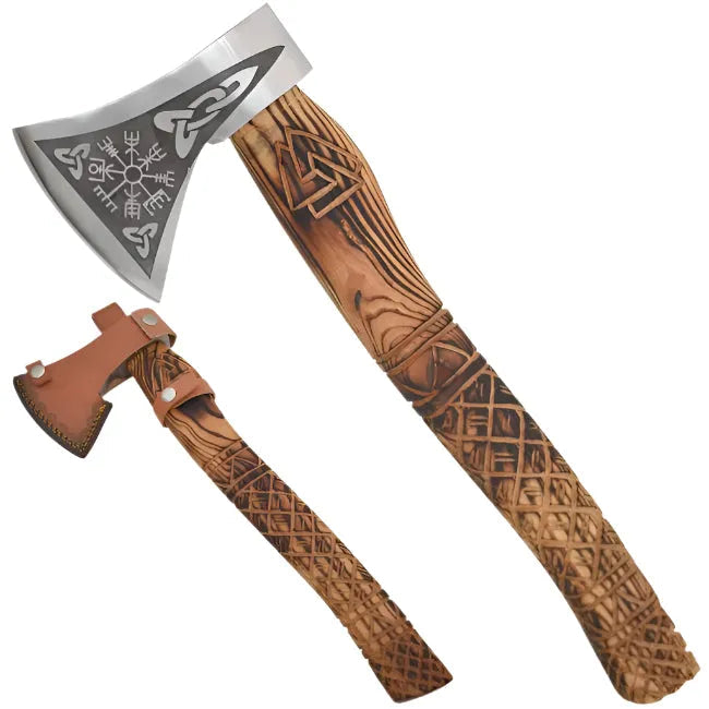 Håndlaget Middelalderøks - Med Vegvisir logo - Game-On.no