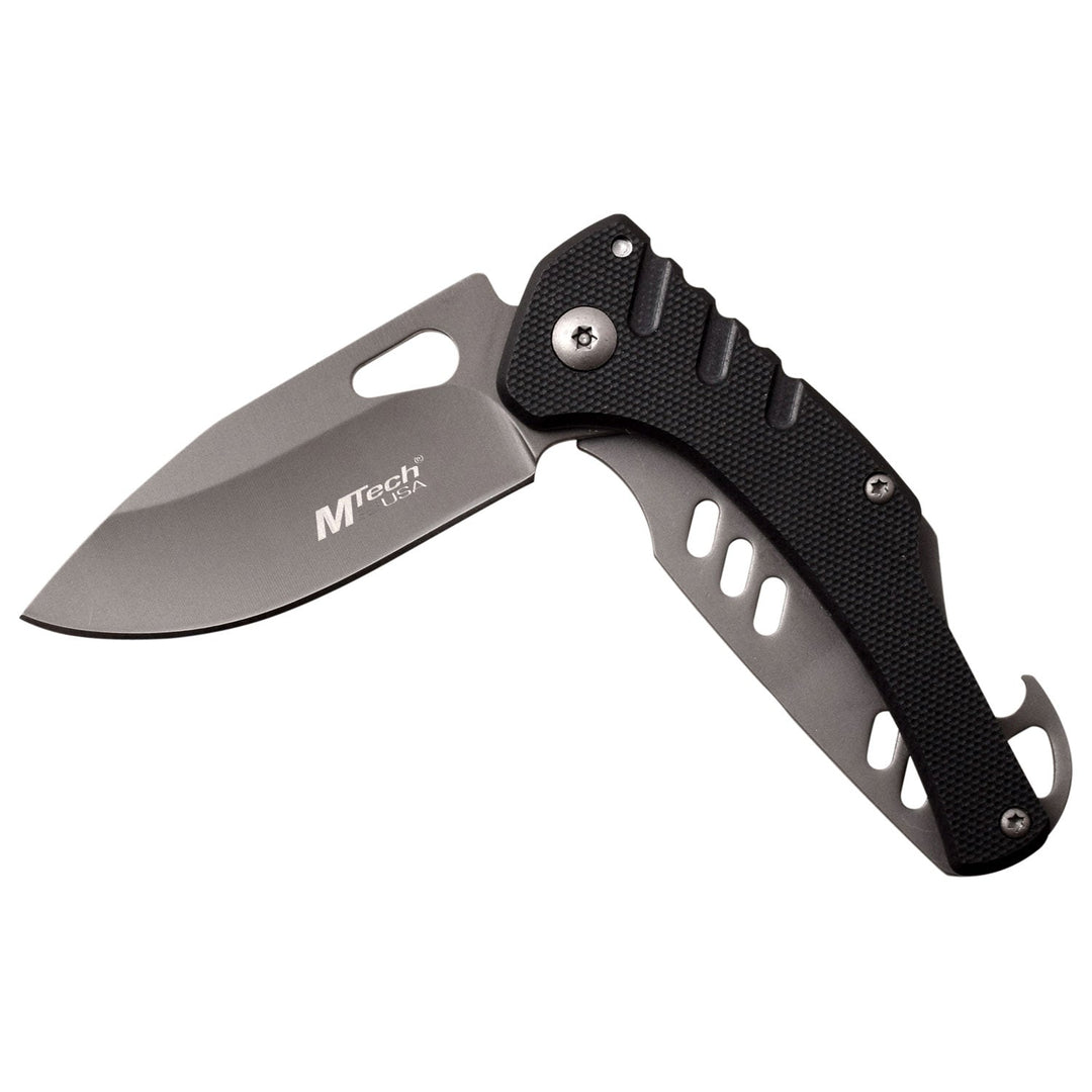 Cuchillo plegable multifuncional con contenedor impermeable