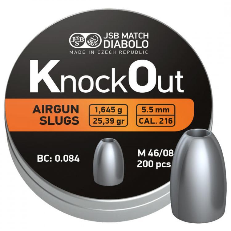 JSB - KnockOut Slugs - 5.5mm - gameon.eu