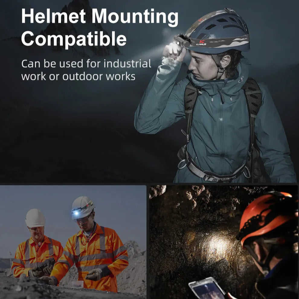 Klarus - HL1 - Vanntett Multifunksjon Hodelykt - 1200 Lumen - Game-On.no