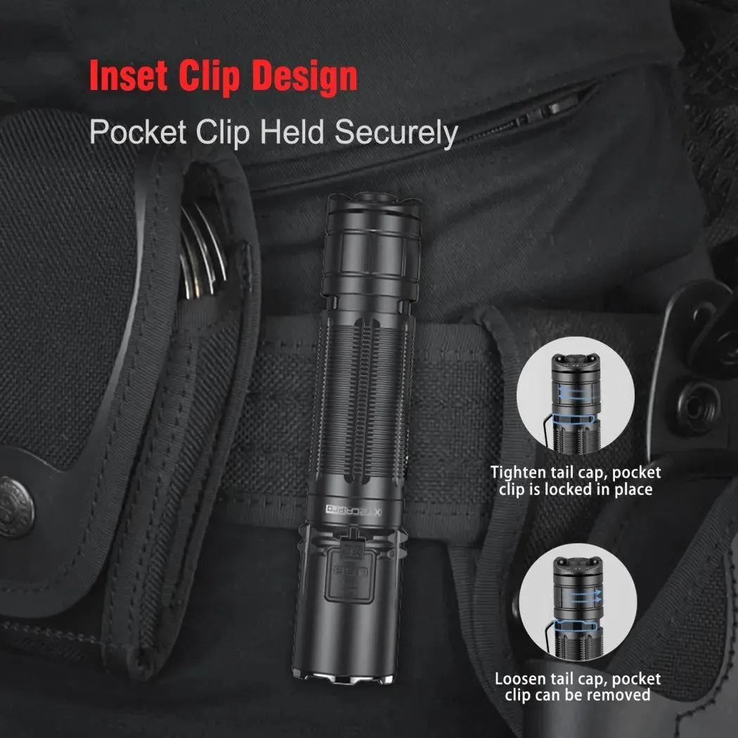 Klarus - XT2CR PRO - Kompakt og Kraftig Lommelykt - 2100 Lumen - Game-On.no