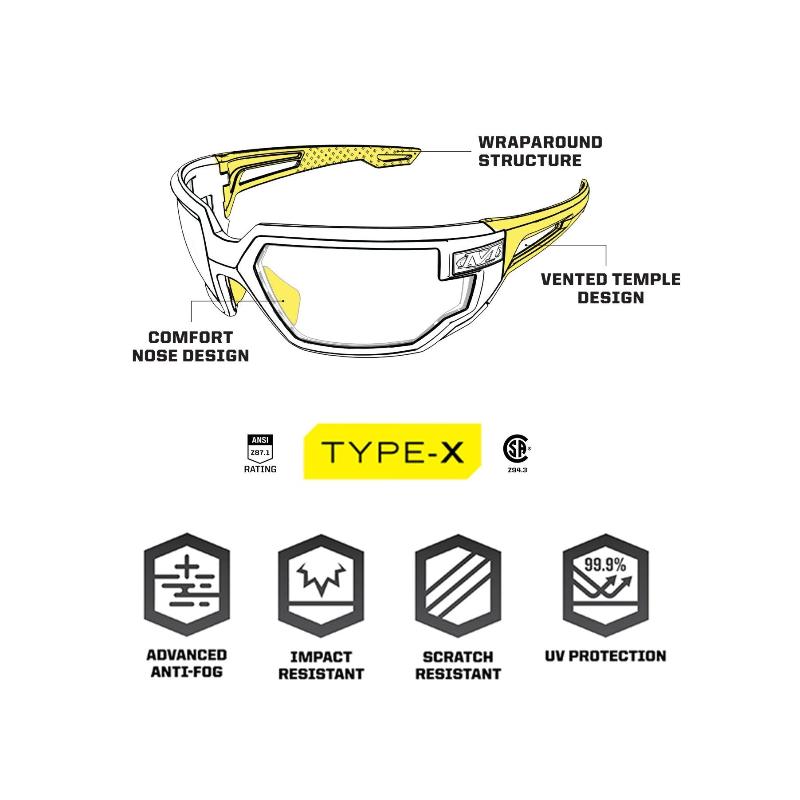 Tipo X - Gafas de seguridad