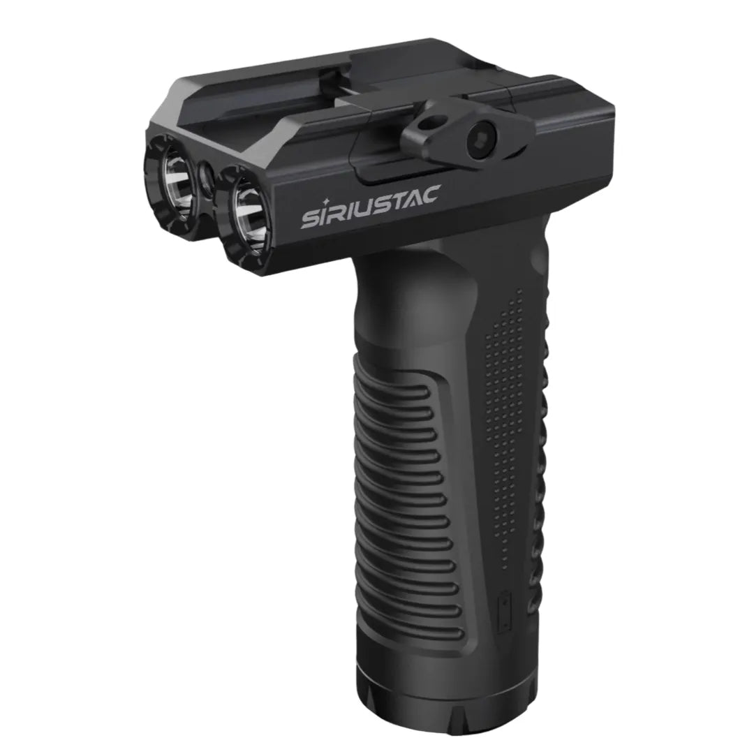 Mini Frontgrep med Grønn Laser og Lykt (2000 Lumen) - 21mm Rail - Game-On.no