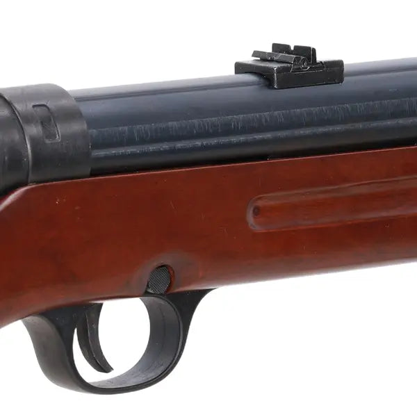 Specna Arms Schmeisser MP41 Retro, nærbilde av låskasse, avtrekker og tre