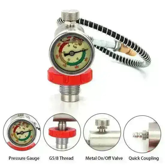 NW - Fyllestasjon til PCP/Paintballtanker - DIN (G5/8) Gjenger - Game-On.no