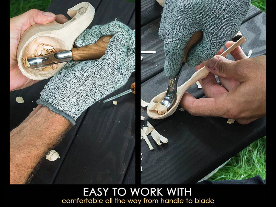 SC05 – Stemjernsett for Treskjæring - Sett med 6stk Kniver - Game-On.no