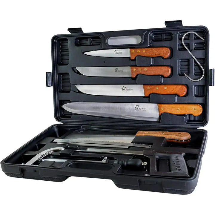 Slaktesett i Koffert - 7 Deler + Kroker - Game-On.no