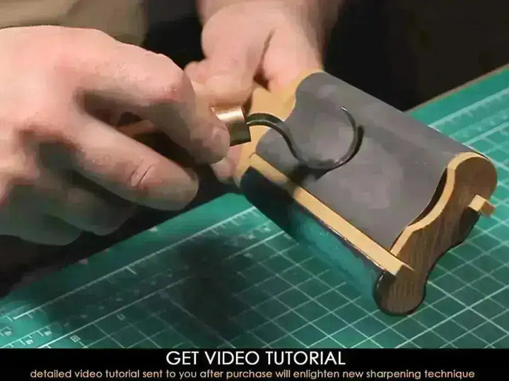 Slipelær til Krumkniv/Skjekniv - Tosidig Blokk - Game-On.no