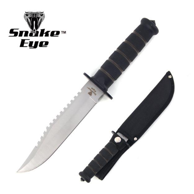 Snake Eye Taktisk Jaktkniv med slire - 28cm - Game-On.no