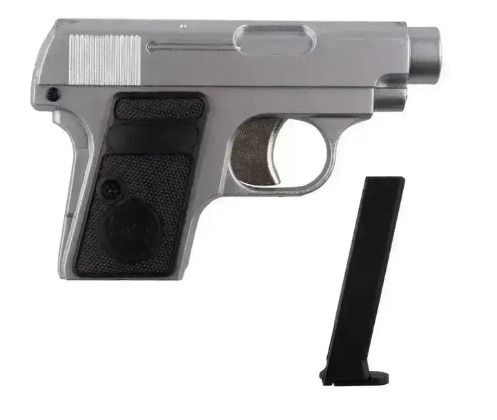 SRC - GGH0401 Pocket Gun Gassdrevet Softgunpistol - Sølv - Game-On.no