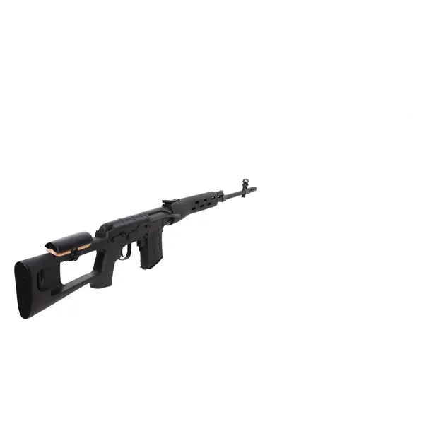 Specna Arms Retro Dragunov SVD softgun sniper i polymer, skrått bakfra