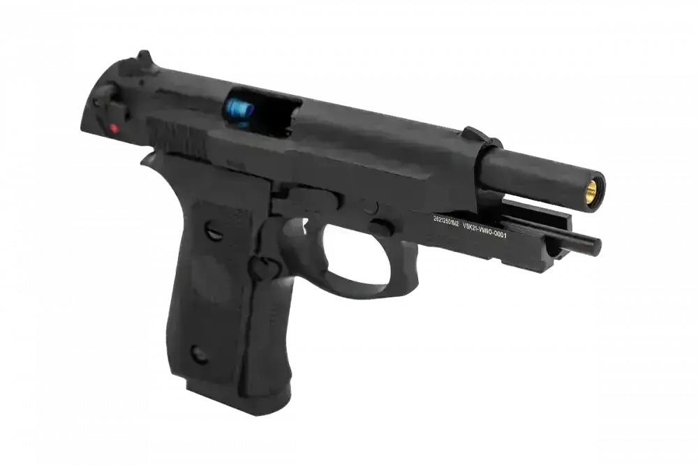 VORSK VM9 Osiris – Gassdrevet Softgunpistol med Full-Auto (Sølv) - Game-On.no