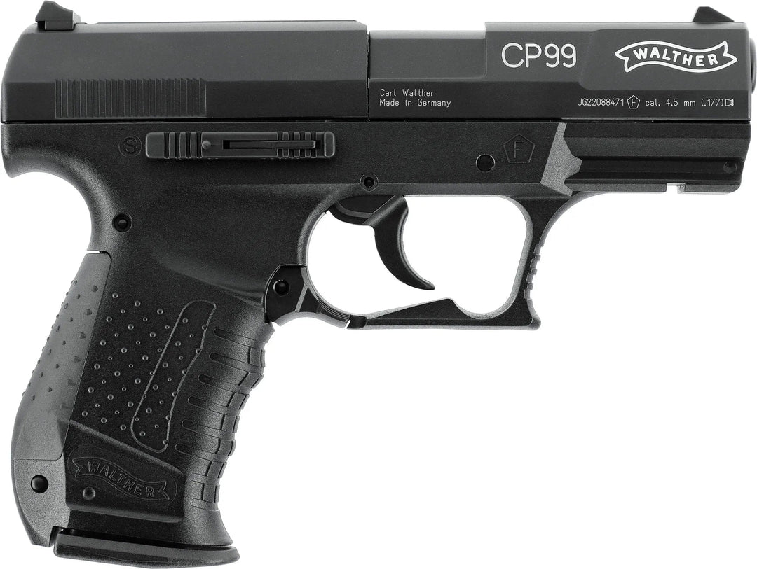 Walther CP99 Co2 Luftpistol Sort 4.5mm – Kompakt og presis - Game-On.no