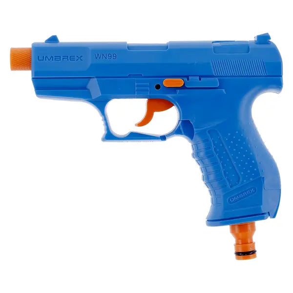 Walther WN99 vannpistol til hageslange, blå, venstre side