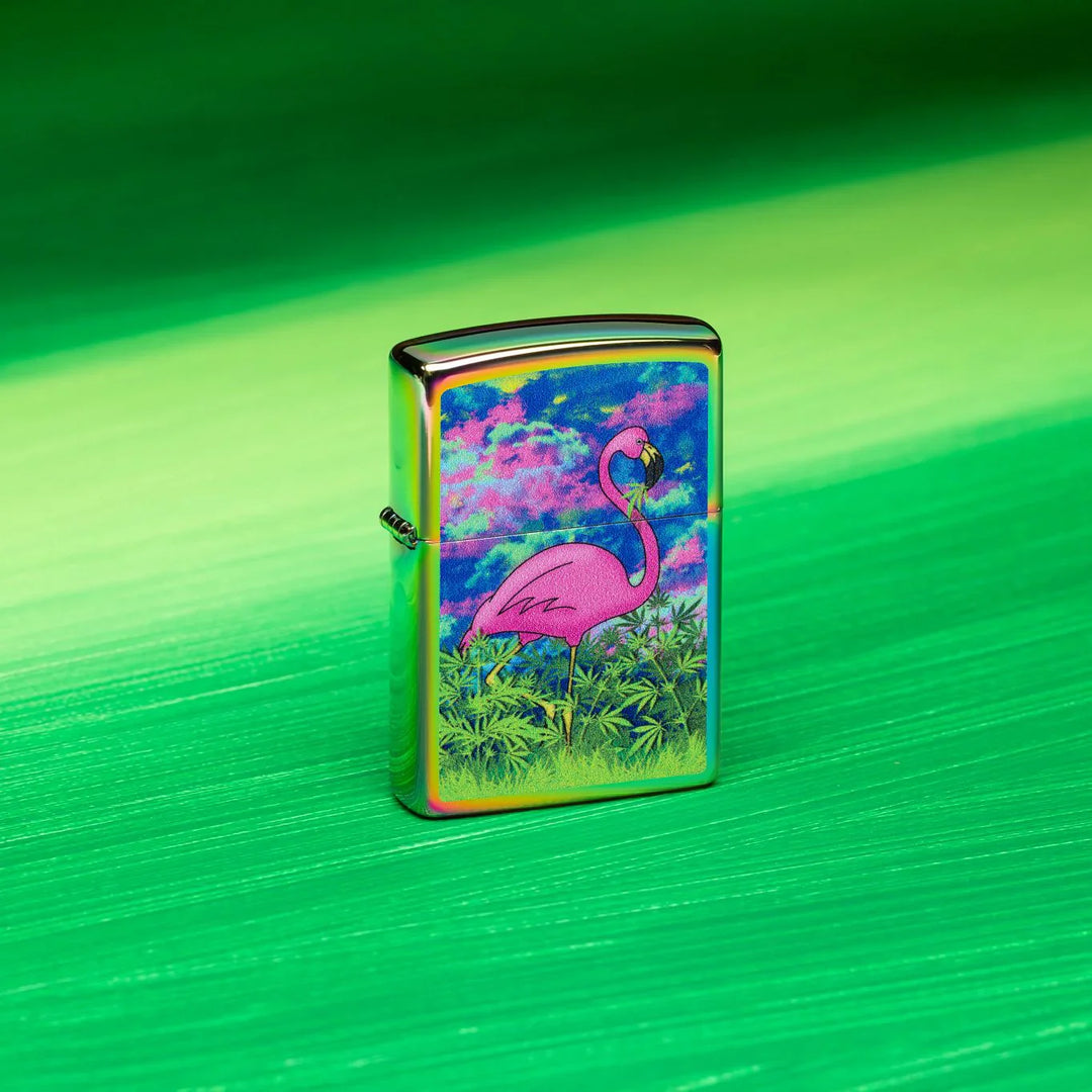 Zippo - Flamingo Fields Motiv - Lighter - Game-On.no